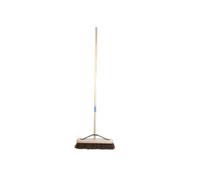 Faithfull 18-inch Stiff Basse Broom with Handle and Stay