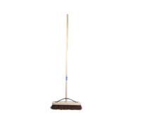 Faithfull 18-inch Stiff Basse Broom with Handle and Stay