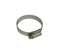 Faithfull 2 Hose Clip - Zinc Mszp 40 - 55Mm in Silver Faithfull Silver