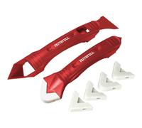 Faithfull FAITLSILKIT Slicone Scraper Kit Two Piece