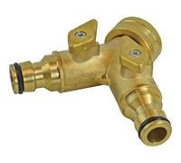 Faithfull 2 Way Shut Off Valve 26.5mm