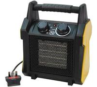 Faithfull Power Plus 2Kw Ceramic Fan Heater For Instant Heat And Safety