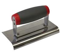 Faithfull 202154015 Edging Trowel Soft Grip Handle 6 X 3In