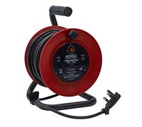 Faithfull 20m Open Frame Cable Reel 2 Socket 240v FPPCR20M XMS18REEL20