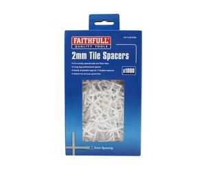 Faithfull 21000B0000 Tile Spacer Long Leg 2Mm (Tub 1000)