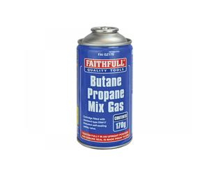 Faithfull 2175 Butane Propane Mix Gas Cartridge 170G
