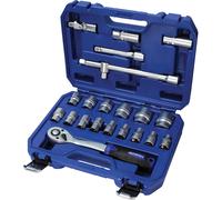 Faithfull 121022N1 1/2In Drive Socket Set 22 Piece