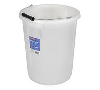 Faithfull 25 Litres (5 Gallons) White Builders Bucket