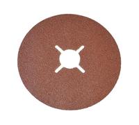 Faithfull 115mm Resin Bonded Sanding Discs 115mm 40g Pack of 25