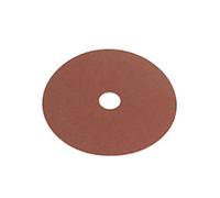 Faithfull 29598 Fibre Backed Sanding Disc 40G Coarse 115 mm Brown Pack of 25
