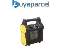 Faithfull 2Kw Compact Ceramic Fan Heater Tip-over Protection FPPHEAT2KWC2