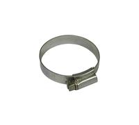 Faithfull 2X Stainless Steel Hose Clip 45 - 60Mm in Silver Faithfull Silver