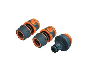 Faithfull 3/4in Plastic Hose Fittings Kit, 3 Piece