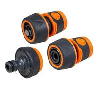 Faithfull 3/4In Plastic Hose Fittings Kit, 3 Piece Faihose34Kit