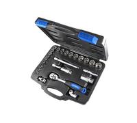 Faithfull 3/8"D Metric Socket Set 26pc Single Hex Standard Length FAISOC3826MQ