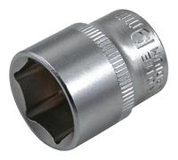 Faithfull 3/8" Drive Hexagon Socket 3/8" 19mm