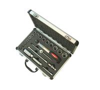 Faithfull 3/8in Drive 22 Piece Metric Socket & Accessory Set FAISOC3822M