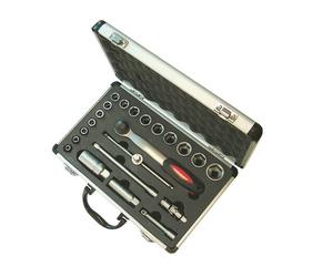 Faithfull 3/8in Drive 22 Piece Metric Socket & Accessory Set FAISOC3822M