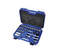 Faithfull 3/8In Drive Socket Set, 26 Piece Multi Colour (One Size)