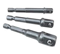 Faithfull FAISBSOCDRIV Hex to Square Drive Adaptor Set of 3