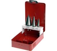 Faithfull 3 Piece HSS Taper Cone Drill Bit Set