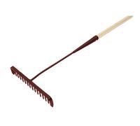 Faithfull RI37-LSTTRWH Tarmac Rake 16 Round Teeth - Wooden Handled