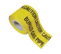 Faithfull 365M Gas Warning Tape For Excavation Safety