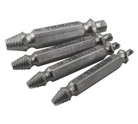 Faithfull 4 Piece Universal Screw Extractor Removal Set Sizes 1 - 4 FAISBEXTRACT