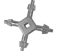 Faithfull 4 Way Drill Chuck Key