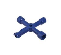 Faithfull 4-way Services Utility Meter Key