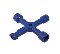 Faithfull 4-Way Services Utility Meter Key Multi Colour (One Size)