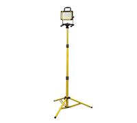 Faithfull 45W LED Tripod Site Light with Backup Battery - 4500 Lumen Portable Work Light for Indoor and Outdoor Site Safety, Construction and Emergency Use - 110V