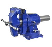 FAITHFULL 5" 125mm Cast Iron Swivel/Rotating & Pipe Engineers Vice, FAIVMULTI360