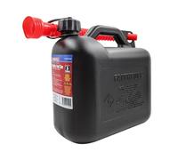 Faithfull 5 Litre Plastic Fuel Can - Black. Complies with: UN/16/1558/23