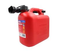 Faithfull Plastic Fuel Can Red 5 Litre