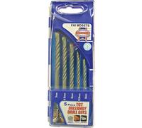 Faithfull 5 Piece Masonry Drill Bit Set