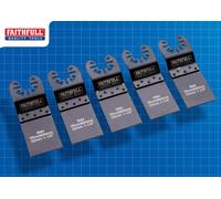 Faithfull 5 Piece Multi Tool Blade Set