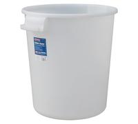 Faithfull Builderfts Bucket 50 Litre (10 Gallon) - White