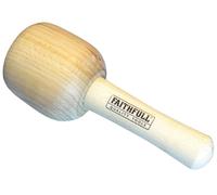 FAITHFULL 500g 1lb Carpenters Carvers Round Beech 90mm/3-1/2" Mallet, FAICM90HD