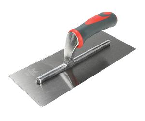 Faithfull 5203022002 Notched Trowel V 3Mm Soft Grip Handle 11 X 4.1/2In