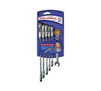 Faithfull 6-Piece Ratchet Flex Head Spanner Set For Tight Spaces