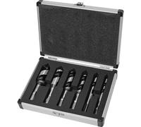Faithfull Stubby Combination Wood Auger Bit Set 6 Piece 10-25Mm