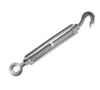 Faithfull 69340Ge Straining Screw 10mm Hook & Eye Galvanised 133mm Faichscrew10