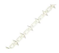 Faithfull FAICHPLWS612 Plastic Chain 6mm x 12.5m White Spiked