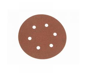 Faithfull 710939 Hook & Loop Sanding Disc Did2 Holed 150Mm X 120G (Pack 25)