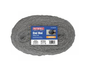 Faithfull 711141 Steel Wool Medium 200G
