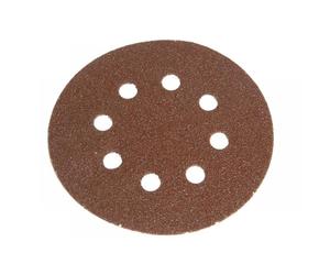 Faithfull 711547 Hook & Loop Sanding Disc Did3 Holed 125Mm Very Fine (Pack 5)