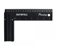 Faithfull Try Square Prestige Black Aluminium 200mm (8in)