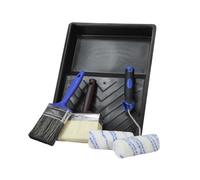 Faithfull 6 Piece Wood Care Paint Brush and Roller Kit