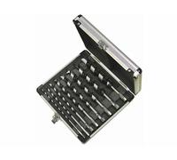 Faithfull 8 Pc 6mm - 25mm Combination Wood Timber Auger Drill Bit Set FAICASET8